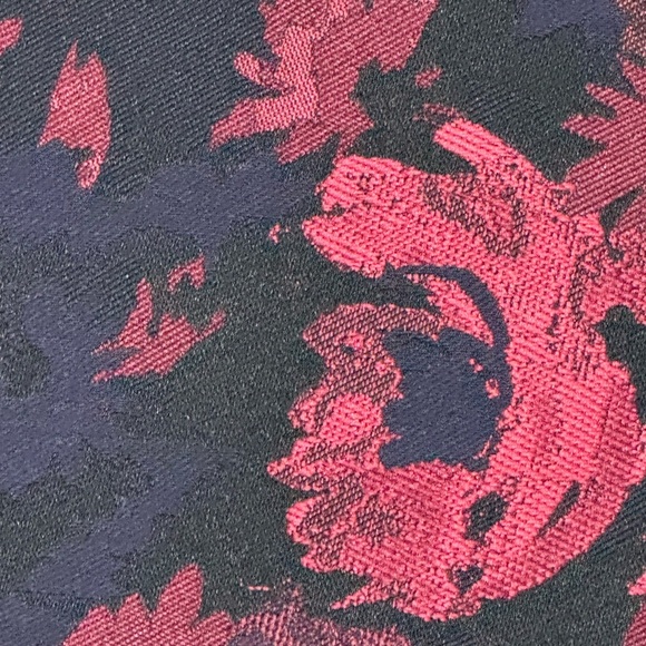 EXPRESS Mini Faux Wrap Skirt Size 8 Holiday‎ Party Christmas NYE Floral Tie NWT - Picture 8 of 9